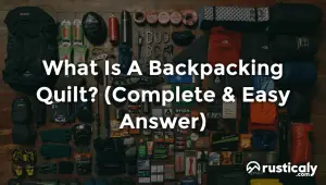 what is a backpacking quilt