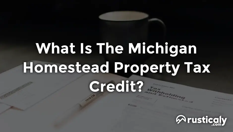 What Is The Michigan Homestead Property Tax Credit 