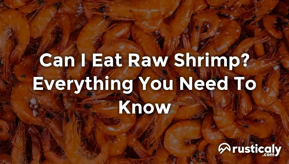 can i eat raw shrimp